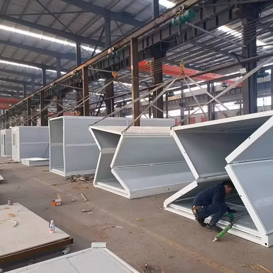 Camp Labor Office Storage Homes Prefabricated Dormitory Folding Container House Prefab Modular Housing Tool House Tiny Home Site Office Container Storage