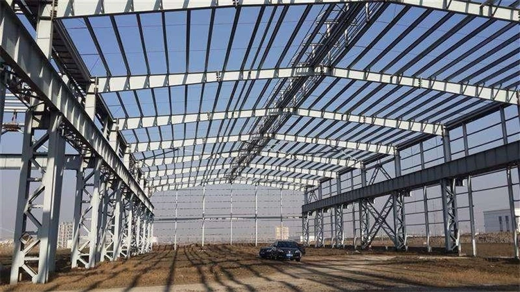 Prefab/Prefabricated Storage/Garage/Shed/Workshop/Warehouse Metal Frame Construction Steel Structure Building with Galvanized/Paint Insulation Roof