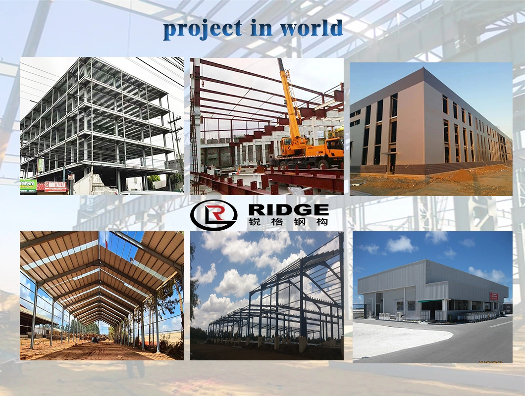 Prefabricated Steel Structure Construction High Rise Pre Engineered Warehouse Building Prefab Industrial Metal Building China Factory Price