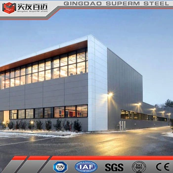 中国メーカー低コスト軽量鉄骨フレームプレハブ金属倉庫建物プレハブワークショップ鉄骨構造建物